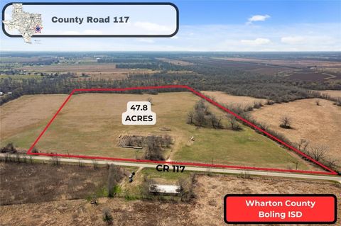 Vacant Land For Sale - TRACT 4 Cr 117<br/> Wharton County, Hungerford, TX 77448