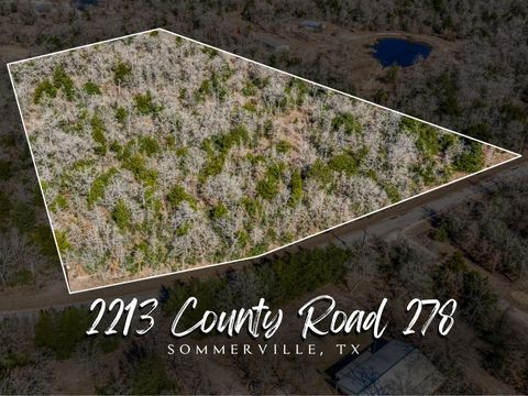 Vacant Land For Sale - 2113 County Road 278<br/> Somerville, TX 77879