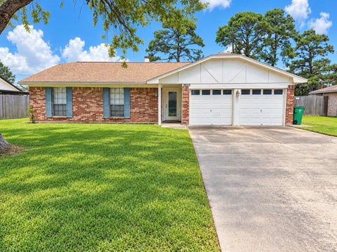 Photo of 9943 Bayou Woods Drive, Baytown, TX 77521 (MLS # 63640407)