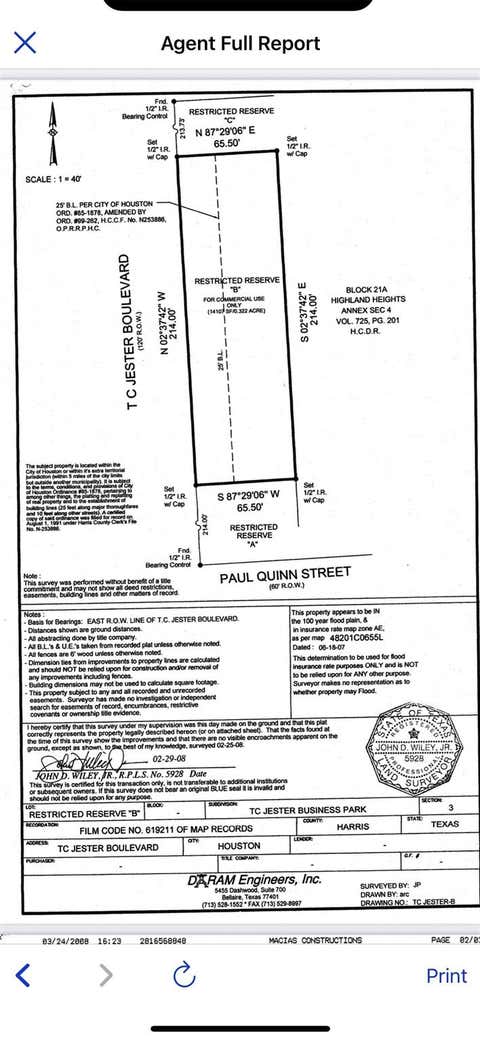 Photo of 0 T C Jester Boulevard, Houston, TX 77091 (MLS # 79525971)