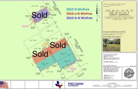 Vacant Land For Sale - 3510 N Winfree Street<br/> Dayton, TX 77535