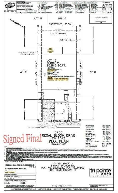 Tiny photo for 2622 Regal Bloom Drive, Missouri City, TX 77459 (MLS # 82132436)