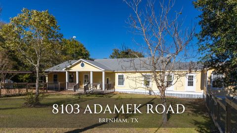 Photo of 8103 Adamek Road, Brenham, TX 77833 (MLS # 64988093)