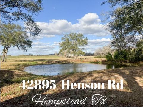 Vacant Land For Sale - 42895 Henson Road<br/> Hempstead, TX 77445