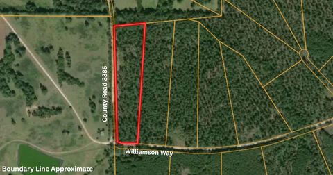 Vacant Land For Sale - TBD Williamson Way<br/> Lovelady, TX 75851