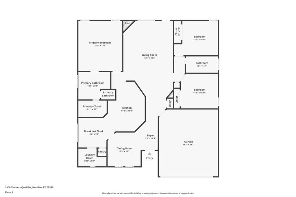 Photo of 5506 Timbers Quail Drive, Humble, TX 77346 (MLS # 79391977)