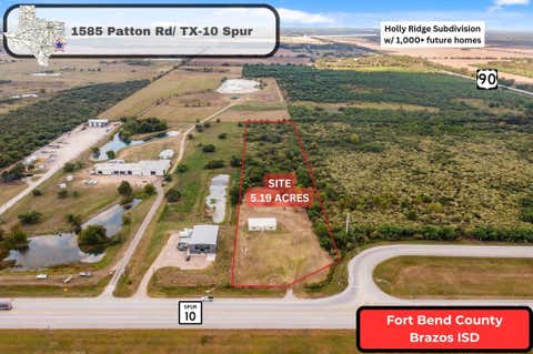 Vacant Land For Sale - 1585 Patton / Tx-10 Spur / Spur 10 / Hwy 36 Bypass Road<br/> Fort Bend County, Rosenberg, TX 77471