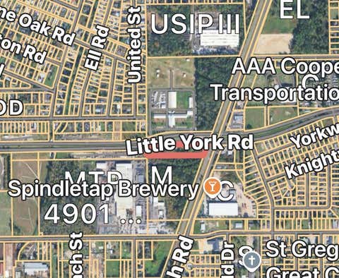 Vacant Land For Sale - 4938 Little York Road<br/> Harris County, Houston, TX 77093