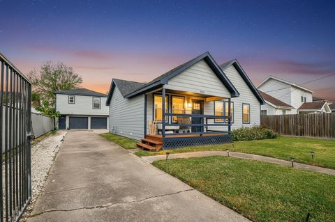 Photo of 5615 Barremore Street #B, Houston, TX 77023 (MLS # 54873430)