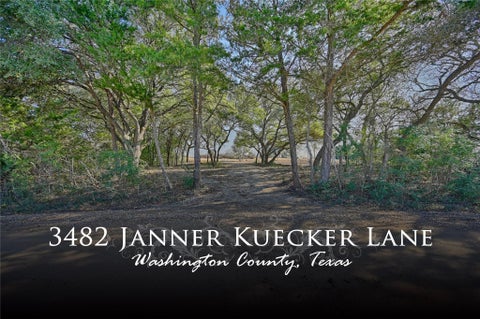 Vacant Land For Sale - 3482 Janner Kuecker Lane<br/> Brenham, TX 77833
