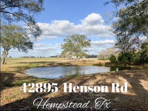 Vacant Land For Sale - 42895 Henson Rd<br/> Hempstead, TX 77445