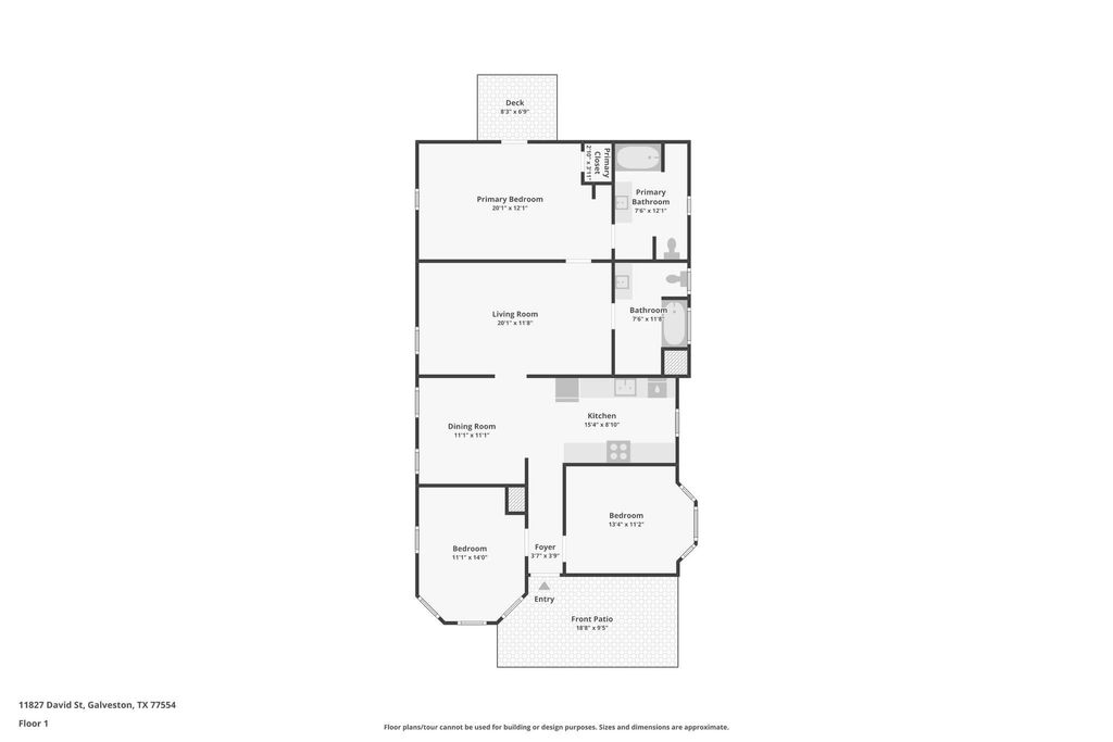 Photo of 11827 David St, Galveston, TX 77554 (MLS # 36377634)