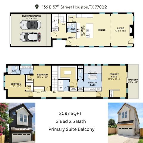 Photo of 136 E 37th Street St, Houston, TX 77018 (MLS # 54710412)