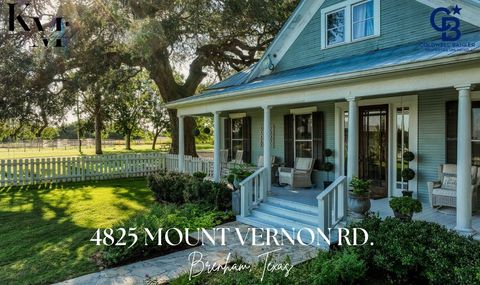 4825 Mount Vernon Road Brenham TX 77833