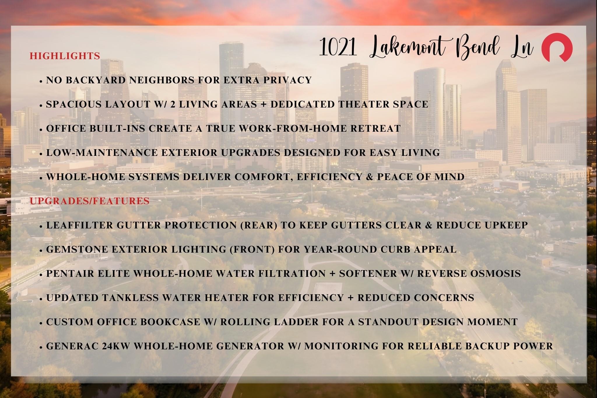 1021 Lakemont Bend Lane