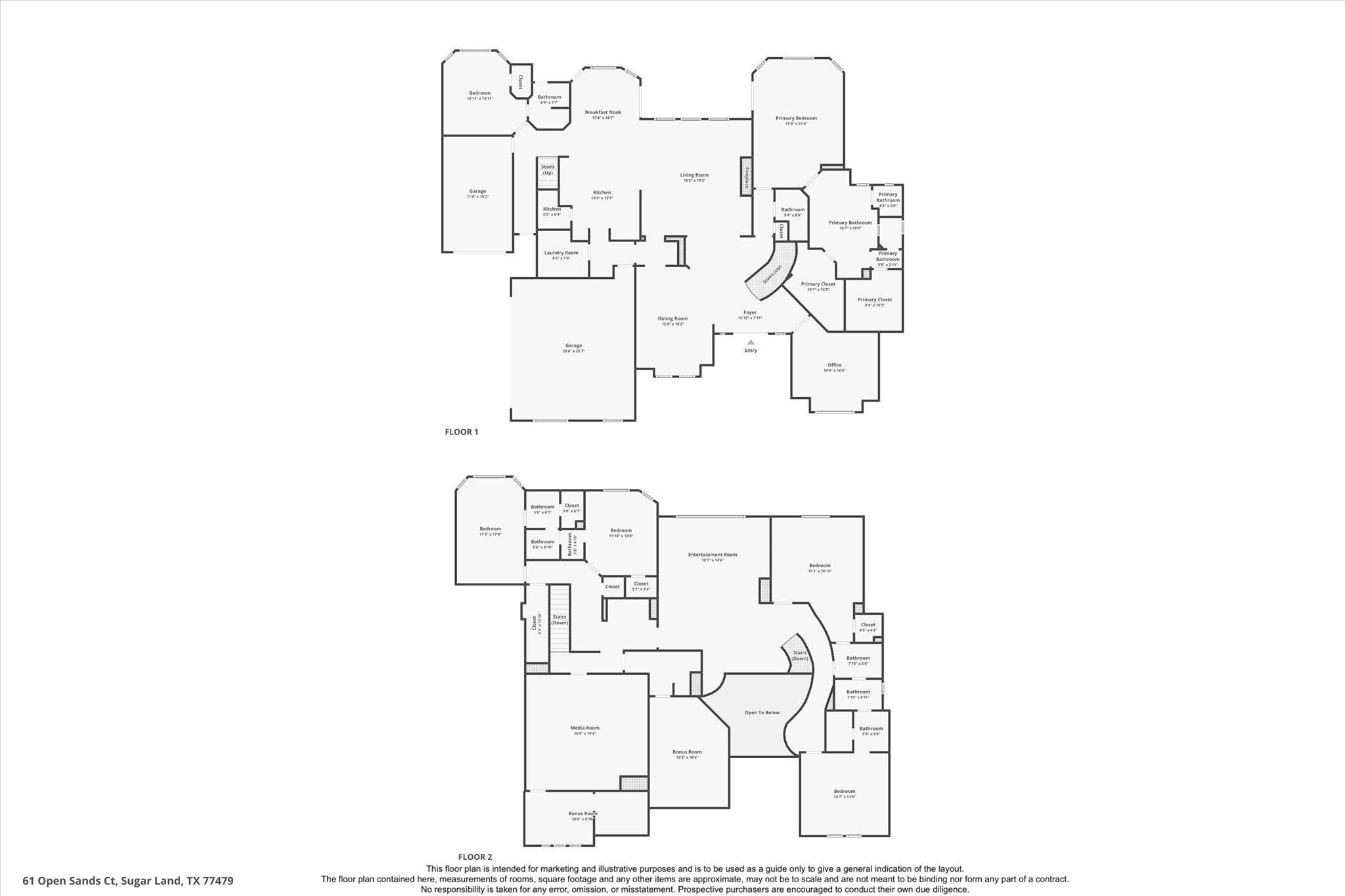 Sugar Land, Texas, 77479, United States, 6 Bedrooms Bedrooms, ,5 BathroomsBathrooms,Residential,Active,2021612