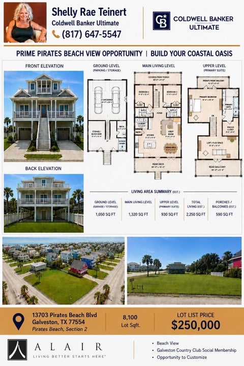 Photo of 13703 Pirates Beach Boulevard, Galveston, TX 77554 (MLS # 62684852)