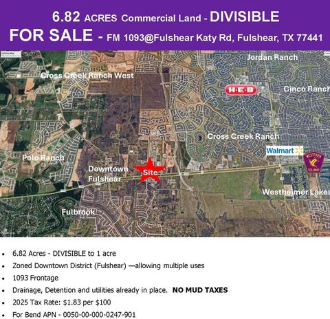 Photo of 0 Fm-1093 Road, Fulshear, TX 77441 (MLS # 52230465)