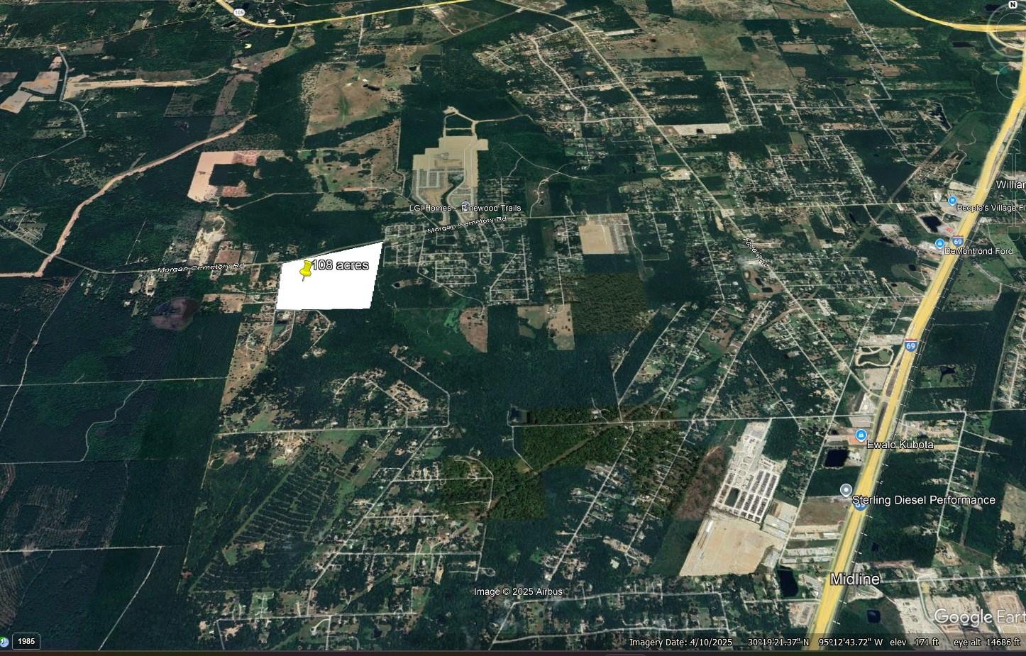 108 acres Morgan Cemetery Road