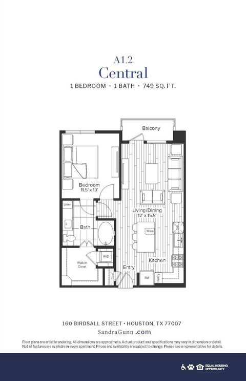 Tiny photo for 160 Birdsall Street #1127, Houston, TX 77007 (MLS # 23001020)