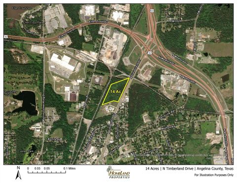Vacant Land For Sale - TBD N Timberland Drive<br/> Angelina County, Lufkin, TX 75901