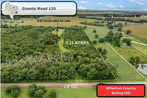 Vacant Land For Sale - 00 Cr 135<br/> Wharton, TX 77488