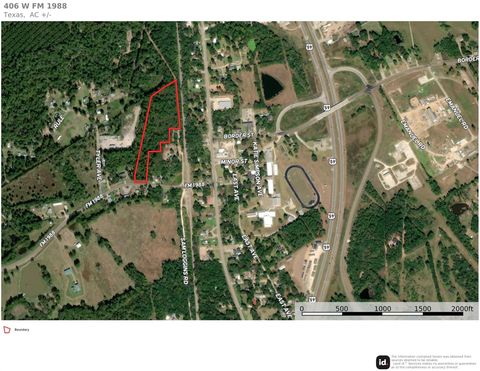 Vacant Land For Sale - 406 W Fm 1988<br/> Polk County, Goodrich, TX 77335