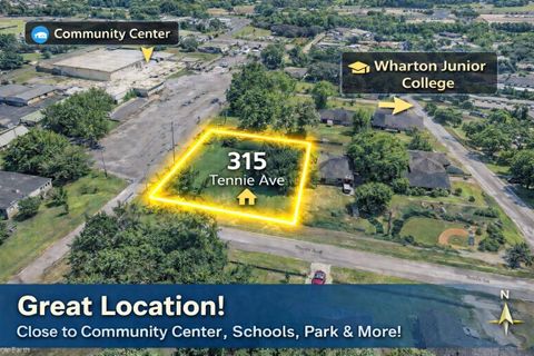 Vacant Land For Sale - 315 Tennie Avenue<br/> Wharton, TX 77488