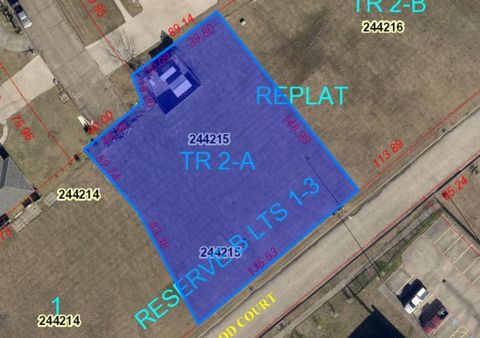Vacant Land For Sale - LOT 2 Honeywood Court<br/> Jefferson County, Port Arthur, TX 77642