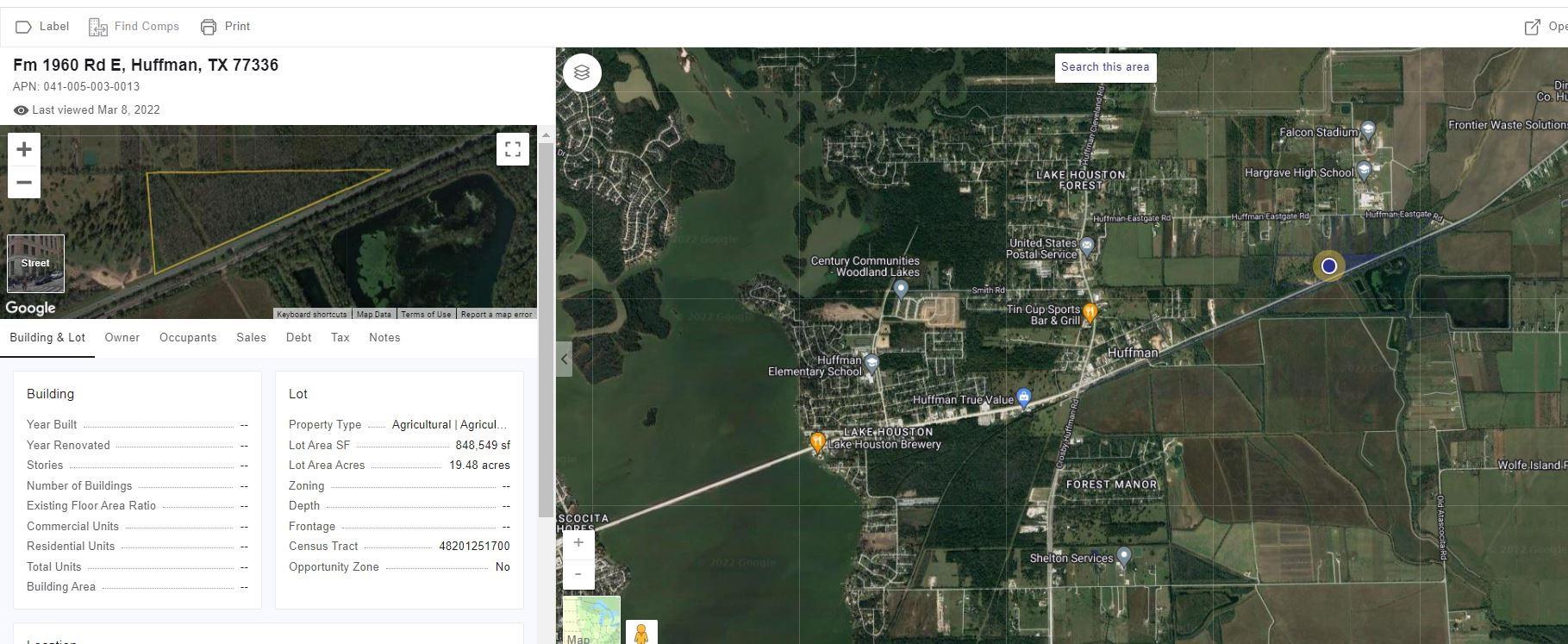 0 Fm 1960 E Fm 1960 Road E