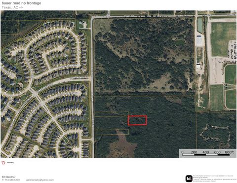 Vacant Land For Sale - 00 Bauer Road<br/> Cypress, TX 77433