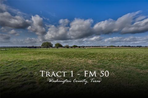 Vacant Land For Sale - TRACT 1 Fm 50<br/> Washington County, Brenham, TX 77833