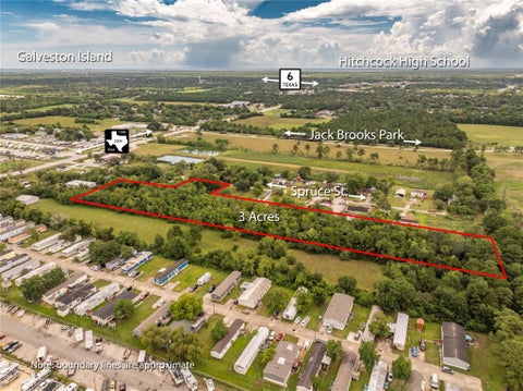 Vacant Land For Sale - 9002 Spruce Street<br/> Galveston County, Hitchcock, TX 77563