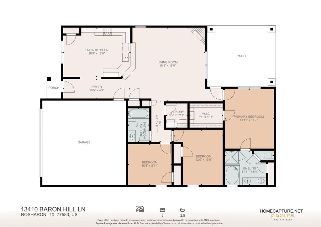 Photo of 13410 Baron Hill Lane, Rosharon, TX 77583 (MLS # 4940150)