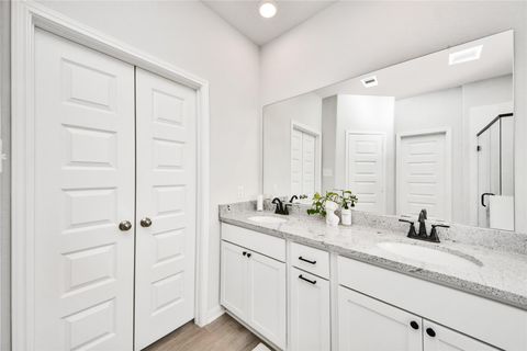 Tiny photo for 160 Barton Place Drive, Cleveland, TX 77327 (MLS # 54272745)