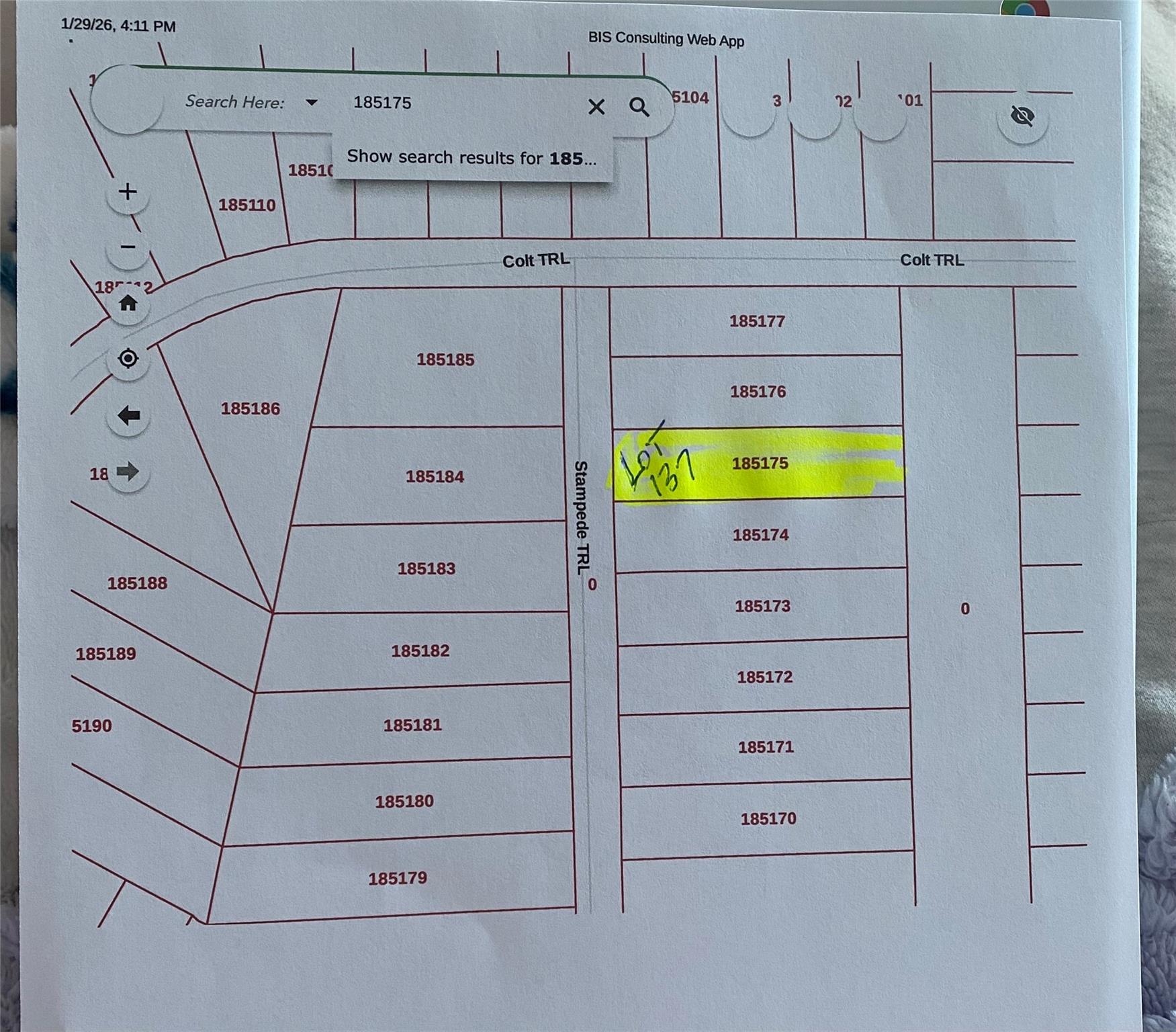 Lot 137 Stampede Trail