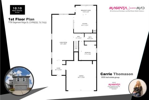 Tiny photo for 7706 Sagemark Ridge Drive, Cypress, TX 77433 (MLS # 96192504)