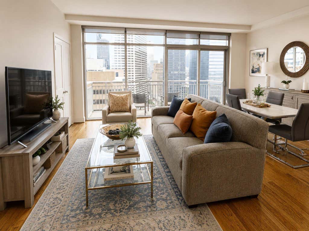 Photo of 1400 Mckinney Street #2707, Houston, TX 77002 (MLS # 60482395)