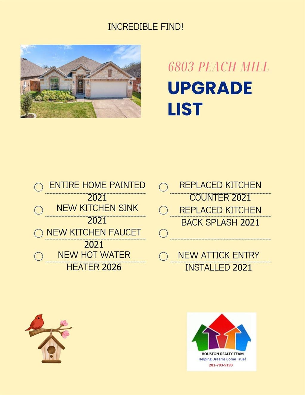 Photo of 6803 Peach Mill Lane, Dickinson, TX 77539 (MLS # 89418029)