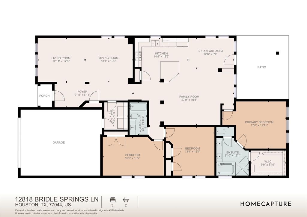 Photo of 12818 Bridle Springs Lane, Houston, TX 77044 (MLS # 78277596)