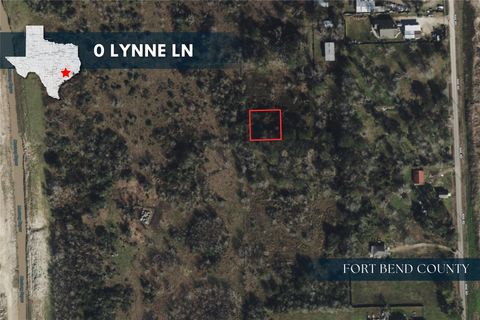 Vacant Land For Sale - Lynne Lane<br/> Fresno, TX 77545