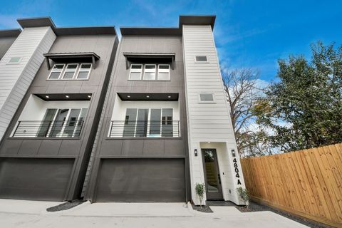 Homes For Sale - 4804 Elysian Street #A<br/> Houston, TX 77009