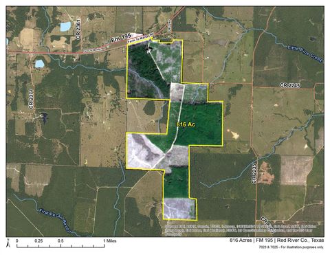 Vacant Land For Sale - Fm 195<br/> Red River County, Detroit, TX 75412
