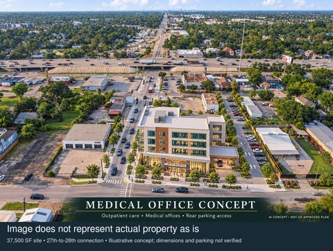 Vacant Land For Sale - 2708 N Shepherd Drive<br/> Houston, TX 77008