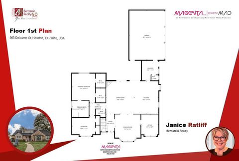 Tiny photo for 963 Del Norte Street, Houston, TX 77018 (MLS # 18328821)