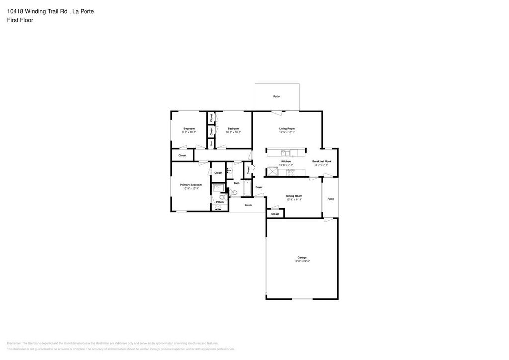 Photo of 10418 Winding Trail Road, La Porte, TX 77571 (MLS # 10891285)