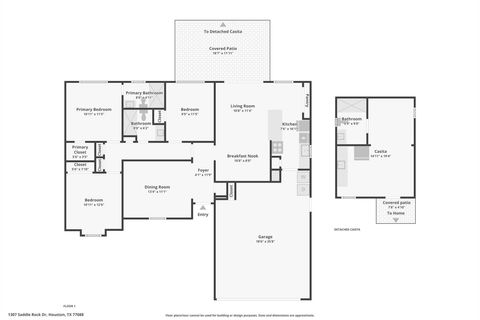 Tiny photo for 1307 Saddle Rock Drive, Houston, TX 77088 (MLS # 97126482)