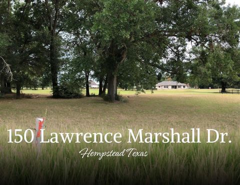 Photo of 150 Lawrence Marshall Lot 34 Drive, Hempstead, TX 77445 (MLS # 63307199)