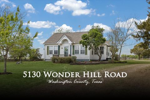 Vacant Land For Sale - 5130 Wonder Hill Road<br/> Chappell Hill, TX 77426