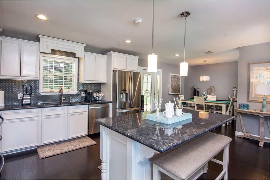 Photo of 150 Edgewater Way, Point Blank, TX 77364 (MLS # 48611262)